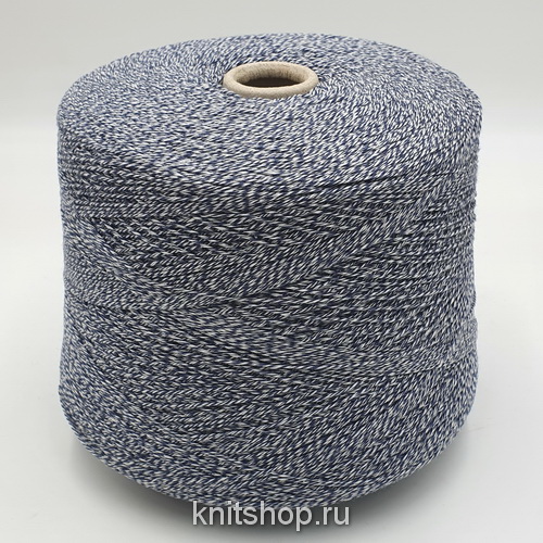 Filati Naturali Charm Multi (60550 синий мулине) 70% кашемир, 30% шёлк 460м/100гр