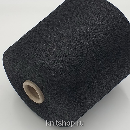 SariLux (107 черный, люрекс черное серебро) 70% вискоза, 30% люрекс 2250м/100гр