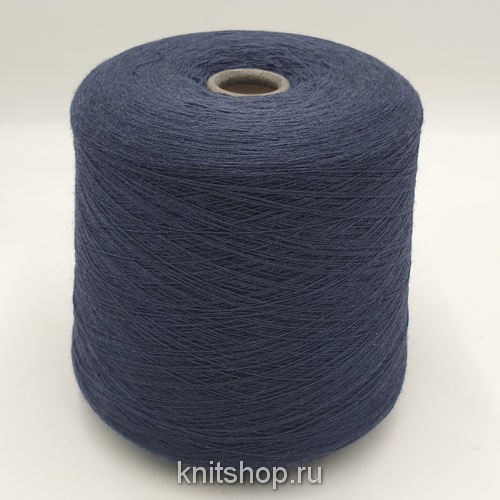 Zegna Baruffa Cashwool 2/30 (444789 темно-синий джинс меланж) 100% меринос 1500м/100гр