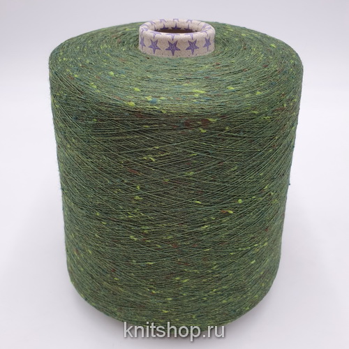 Filati Buratti Shantung Melange (66199 хвойный) 100% вискоза 1500м/100гр
