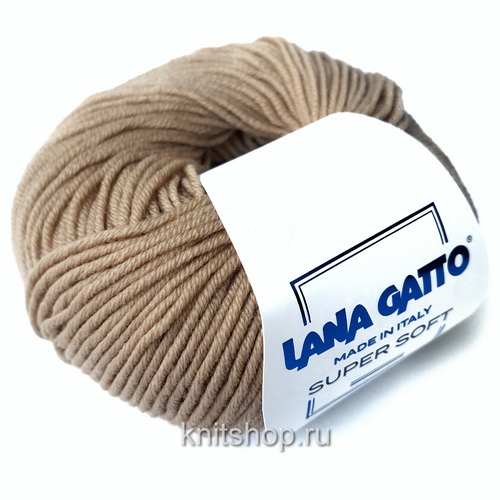 Lana Gatto Super Soft (10046 холодный беж) 100%меринос 50 г/125 м