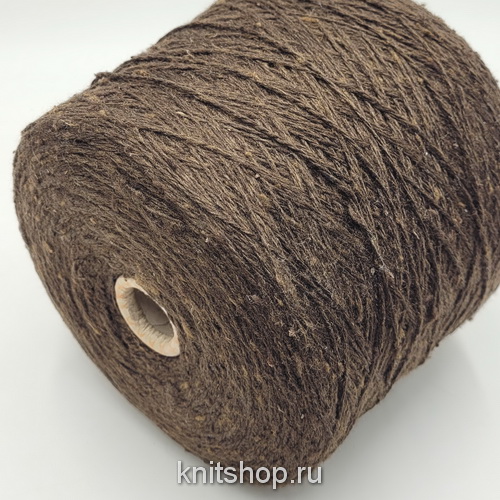 Filati Buratti Seta Lana 53460 (Marrone 5 шоколад) 60% шелк тусса, 40% меринос 2/7 350м/100гр твид