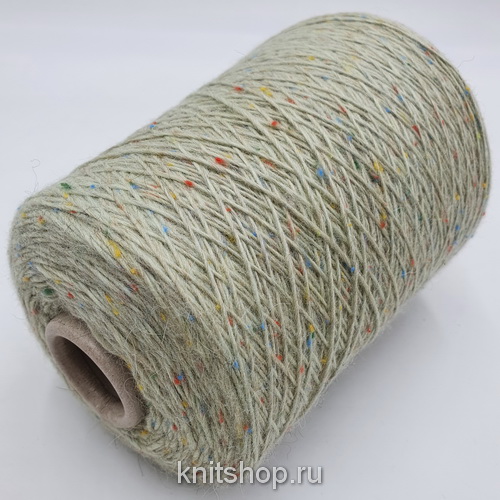 Royal Tweed (3 полынь) 40% суперкид мохер, 40% альпака бэби роял, 20% меринос 450м/100гр твид