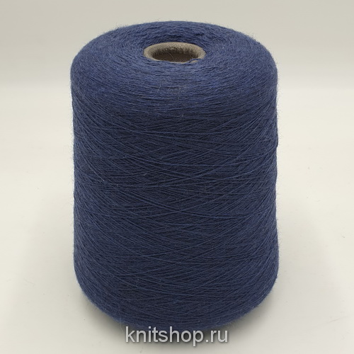 Zegna Baruffa Cashwool 2/30 (442194 темно-синий меланж) 100% меринос 1500м/100гр