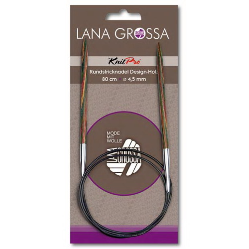 Круговые спицы № 4.0 дерево 40см Lana Grossa