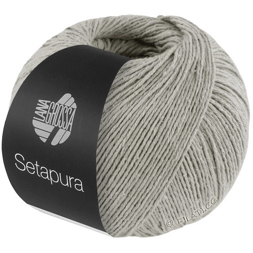Lana Grossa Setapura (021) 100% буретный шёлк 50г/200м