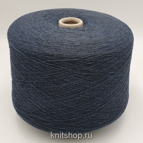 Unicas (Blu Mel петроль меланж) 90% меринос, 10% кашемир 2/28 1400м/100гр