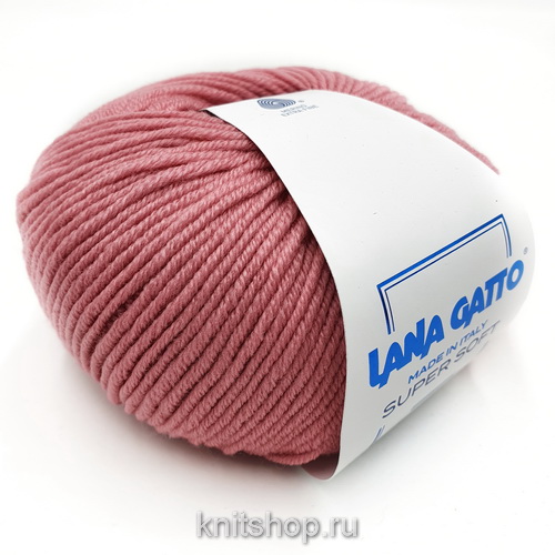 Lana Gatto Super Soft (14591 клубничное мороженое) 100%меринос 50 г/125 м