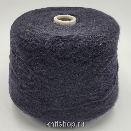 Filpucci Svedese (500 Nero черный) 52% бэби альпака вспушенная, 48% па 260м/100гр фламме