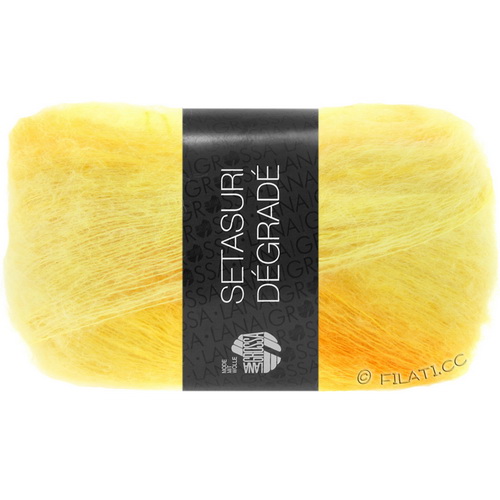 Lana Grossa SetaSuri Degrade (107) 69% альпака сури, 31% шелк 50г/424м