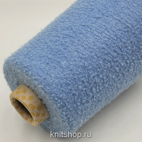 Biagioli Modesto Cloud (313422 голубой) 82% кашемир вспушенный, 18% па 1250м/100гр букле