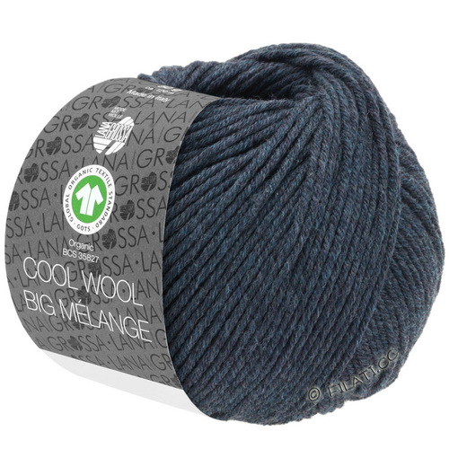 Lana Grossa Cool Wool Big Melange (211) 100% меринос экстрафайн 50 г/120 м