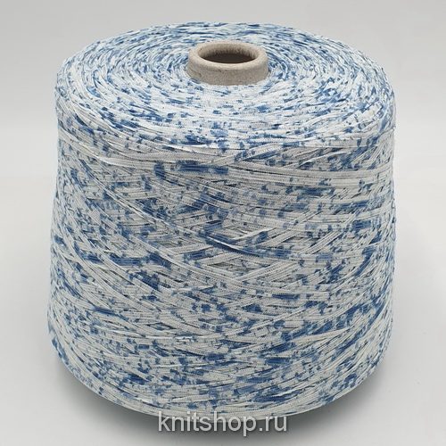 Filpucci Zenzerino (0708 петрольные брызги) 65% хлопок, 35% па 400м/100гр плоская ажурная лента