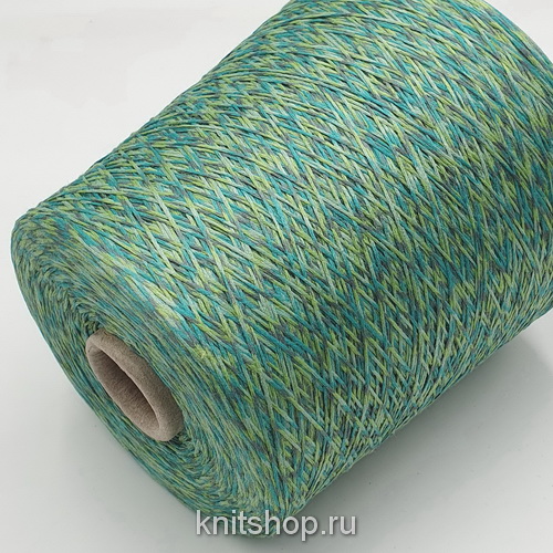 Indian Silk (Stampa Prato зеленый) 100% шёлк шаппе 700м/100гр