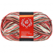 Lana Grossa Meilenweit 150 6-Ply Merino Christmas (613) 80% меринос, 20% полиамид 150 г/390 м