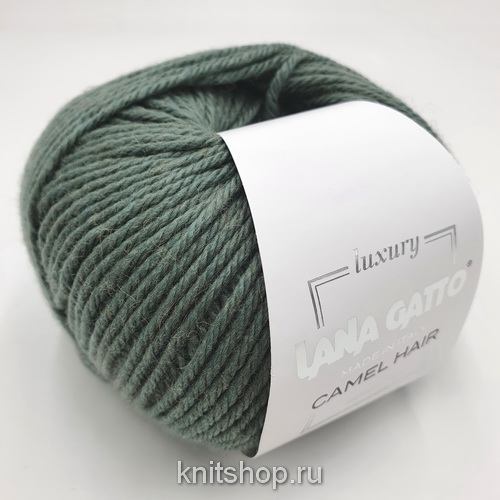 Lana Gatto Camel Hair (08427 шалфей) 60% меринос экстрафайн, 40% верблюд 50 г/125 м