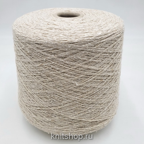 Bourette (Naturale холодный беж) 100% шелк буретный 2/14 700м/100гр