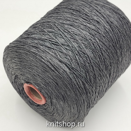 Filati Buratti Seta Schappe (3488 графит) 100% шелк шаппе 410м/100гр шнурок