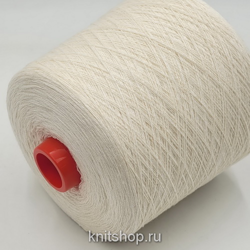 Cashmere Cotton (CC0055 белый) 54% кашемир, 46% хлопок 2/31 1550м/100гр