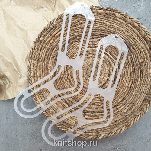 Блокаторы для носков Large (р.41+) прозрачный пластик