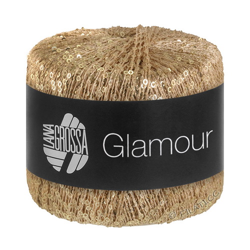 Lana Grossa Glamour (010) 55% полиамид, 45% пайетки (полиэстер) 25гр/115м 