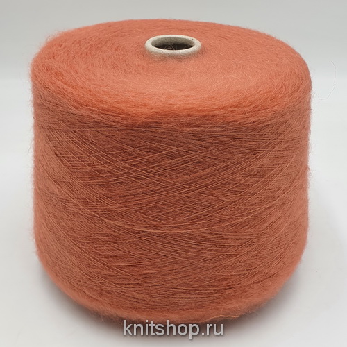 SetaMohair (50168 лосось) 70% кидмохер, 30% шёлк 1000м/100гр 
