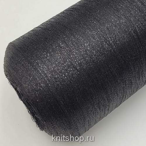 Sinflex (658 черный) 60% вискоза, 40% люрекс 4400м/100гр