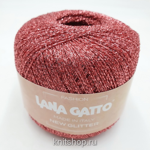 Lana Gatto New Glitter (9116) 51% полиэстер, 49% нейлон 25 г/300 м