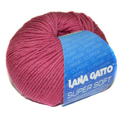 Lana Gatto Super Soft (13333 гортензия) 100%меринос 50 г/125 м