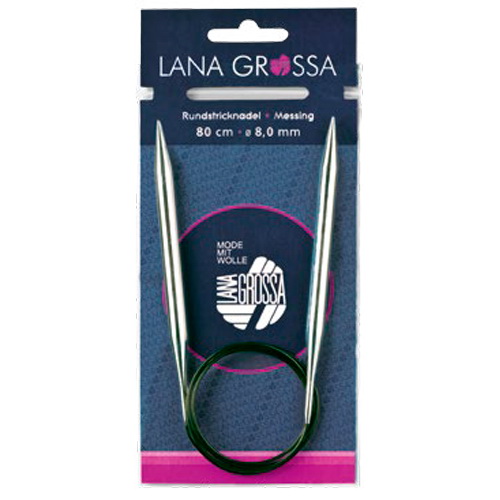 Круговые спицы № 4.0 латунь 80см Lana Grossa