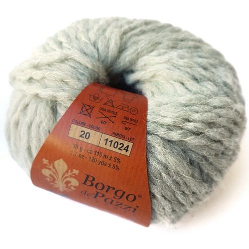 Borgo de'Pazzi Kuki (20) 65% шерсть, 20% крапива, 15% конопля 50 г/110 м
