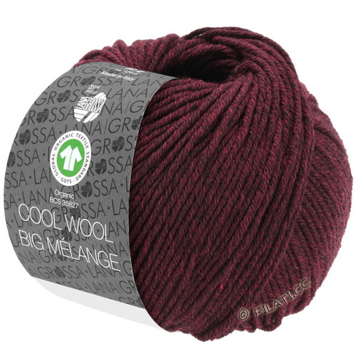 Lana Grossa Cool Wool Big Melange (219) 100% меринос экстрафайн 50 г/120 м