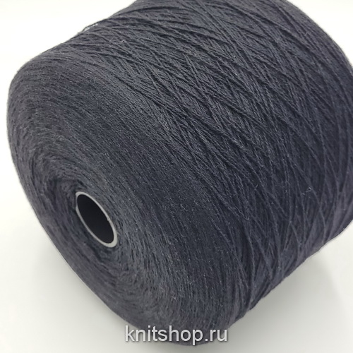 Marco Belli Filati Shetland Soft (4008 черный) 100% шерсть шетланд 2/13 650м/100гр