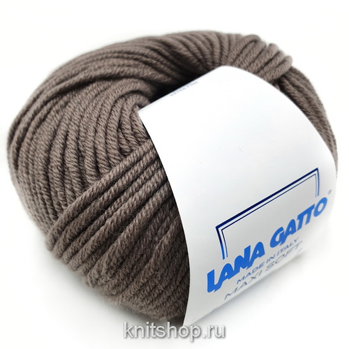 Lana Gatto Maxi Soft (13777 тауп) 100% меринос экстрафайн 50 г/90 м