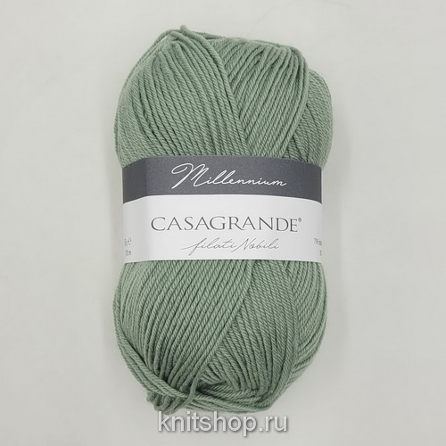 Casagrande Millennium (31.013 шалфей) 75% меринос экстрафайн, 25% па 50г/210м