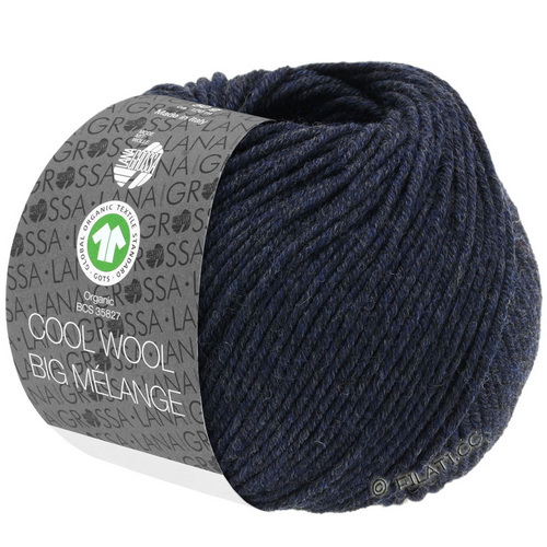 Lana Grossa Cool Wool Big Melange (207) 100% меринос экстрафайн 50 г/120 м