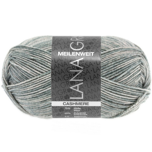 Lana Grossa Meilenweit 50 Cashmere (02) 70% меринос superwash, 5% кашемир, 25% полиамид 50 г/210 м
