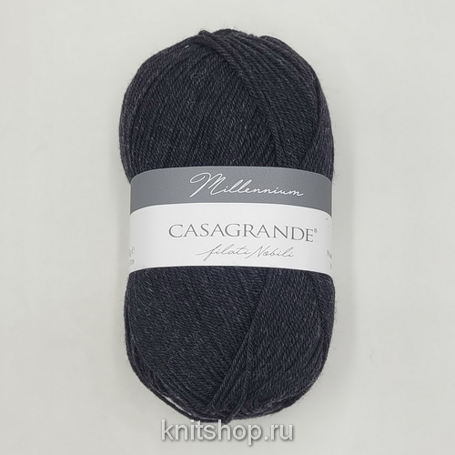 Casagrande Millennium (31.018 антрацит меланж) 75% меринос экстрафайн, 25% па 50г/210м