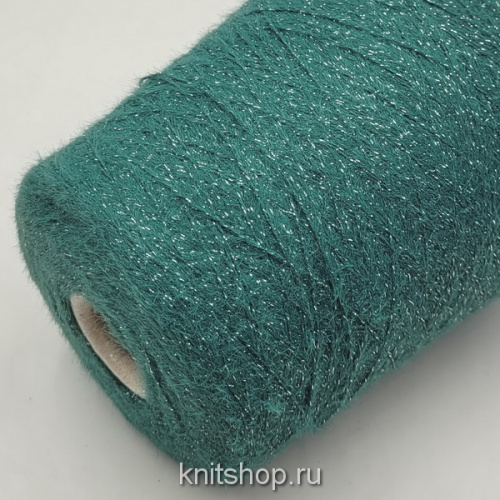 Filpucci Queen (24-054 изумруд) 95% па, 5% люрекс 1100м/100гр травка, лебяжий пух