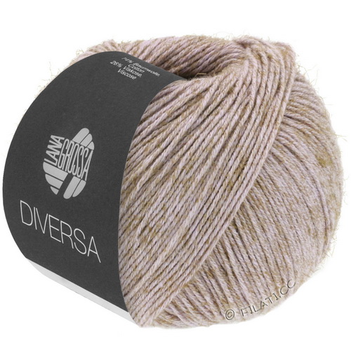 Lana Grossa Diversa (002) 74% хлопок, 26% вискоза 50г/210м
