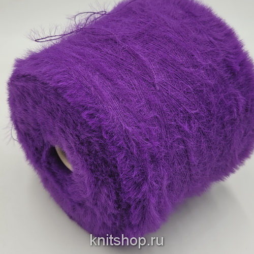 Pinori Filati Trendy (Purple фиолетовый) 100% нейлон 800м/100гр травка, мех, лебяжий пух