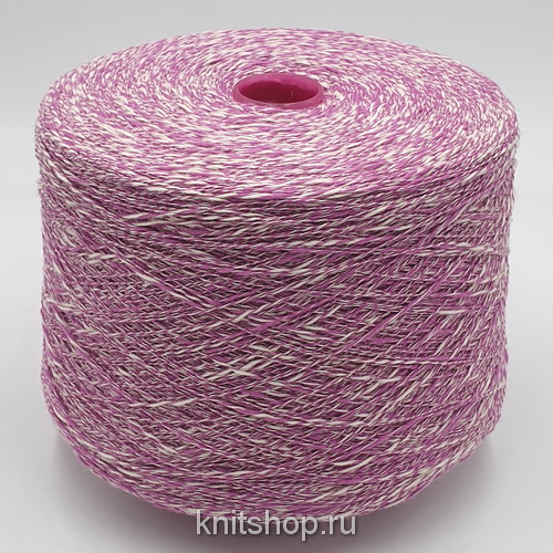 Millefili Slubbino (Peonia пионовый белый) 95% хлопок, 5% поликарбамид 680м/100гр фламме
