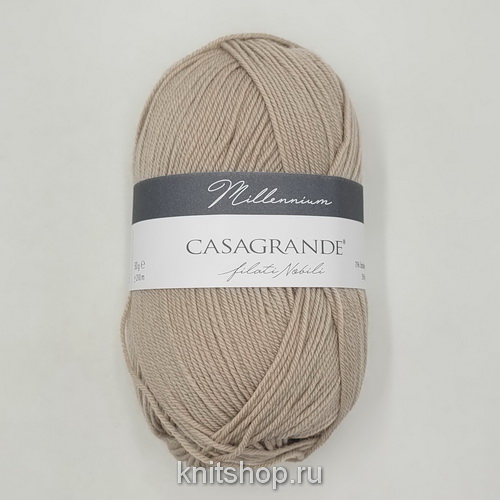 Casagrande Millennium (31.002 бежевый) 75% меринос экстрафайн, 25% па 50г/210м