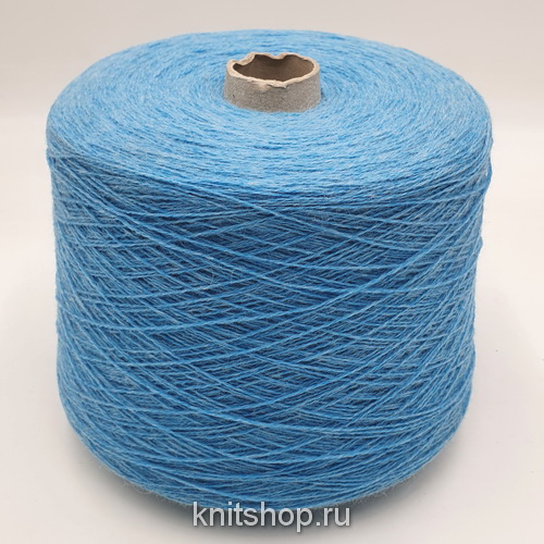 Speciale (Turchese Mel лазурный меланж) 70% меринос, 15% кашемир, 15% кидмохер 2/13 650м/100гр