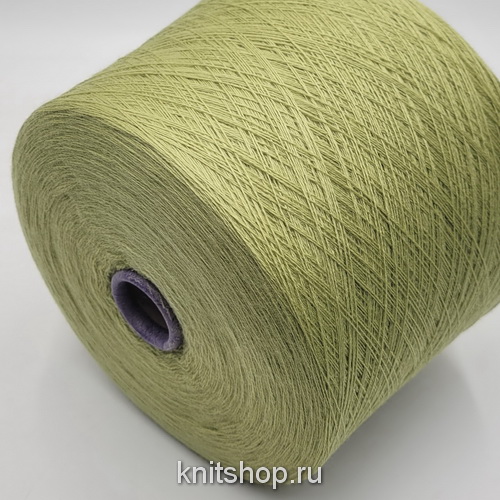 Zegna Baruffa Cashwool 2/30 (028573 зеленое яблоко) 100% меринос экстрафайн 1500м/100гр