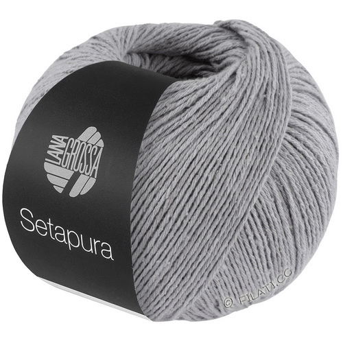 Lana Grossa Setapura (020) 100% буретный шёлк 50г/200м