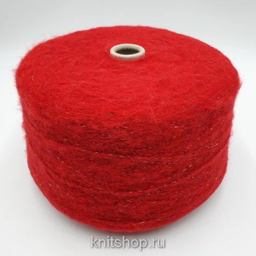 Pinori Filati MargheritaGarzato (8581 красный) 30% мохер, 10% меринос, 58% акрил, 2% па 320 м/100 гр