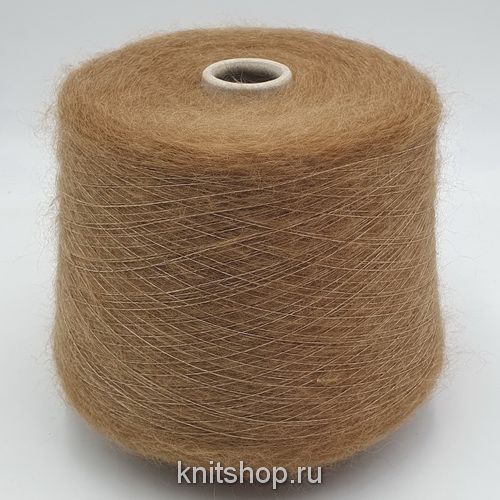 Lineapiu Camelot (56209 кэмл меланж) 67% кидмохер, 3% шерсть, 30% па 1000м/100гр 