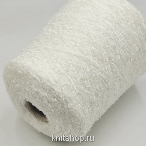 Lineapiu Corinne (89001 сливочный) 72% вискоза, 28% па 360м/100гр травка, мех, лебяжий пух