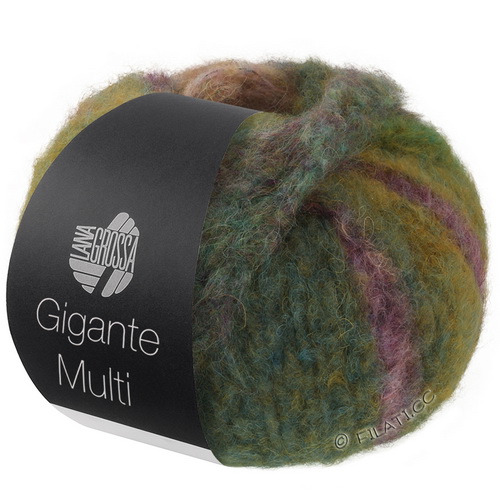Lana Grossa Gigante Multi (106) 70% альпака суперфайн вспушенная, 30% па 50гр/150м 